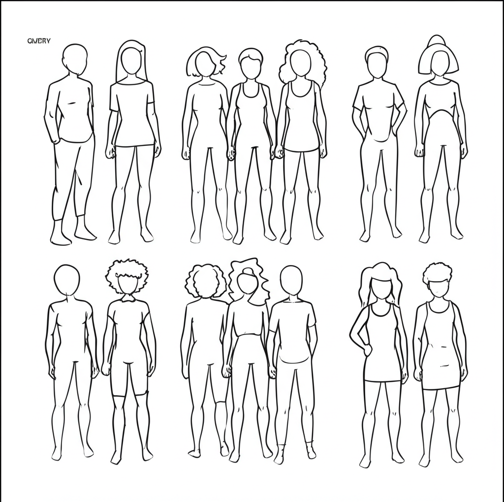 Plantillas para Diseño de Personajes